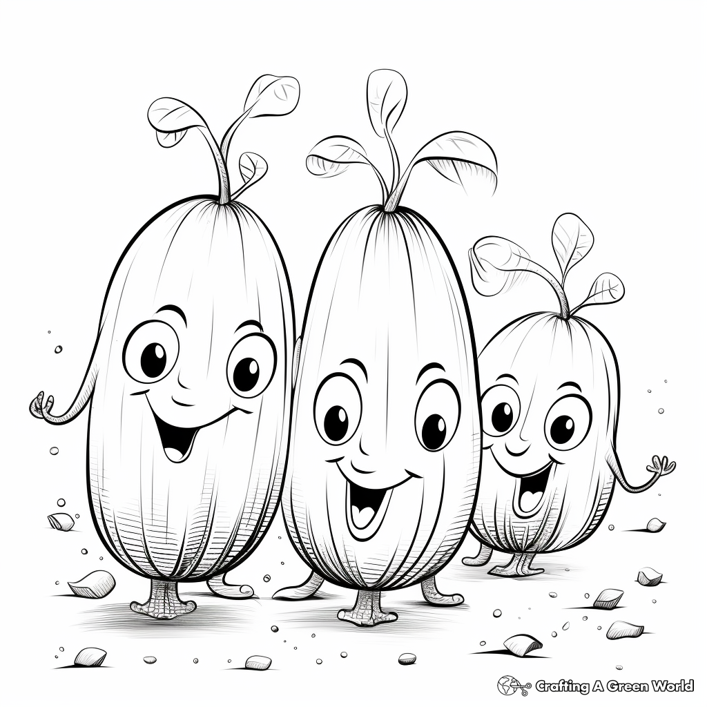 Printable Chickpeas Coloring Pages for Artists 3