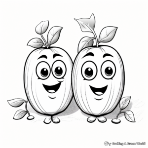 Printable Chickpeas Coloring Pages for Artists 4