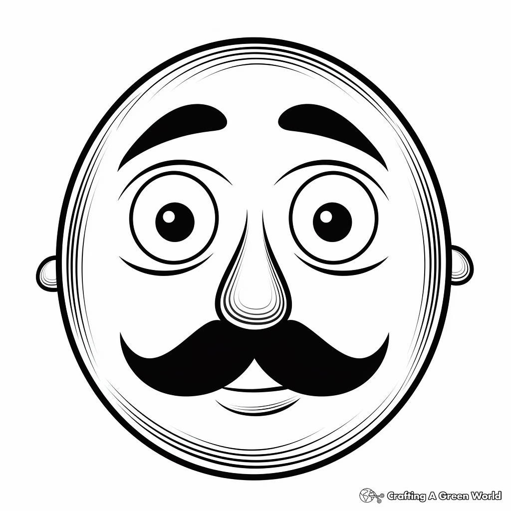 Printable Clown Nose Coloring Pages 4