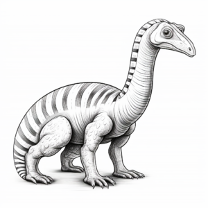Printable Corythosaurus Coloring Pages for Classroom Use 1