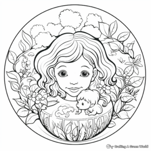 Printable Earth Day Celebration Coloring Pages 3