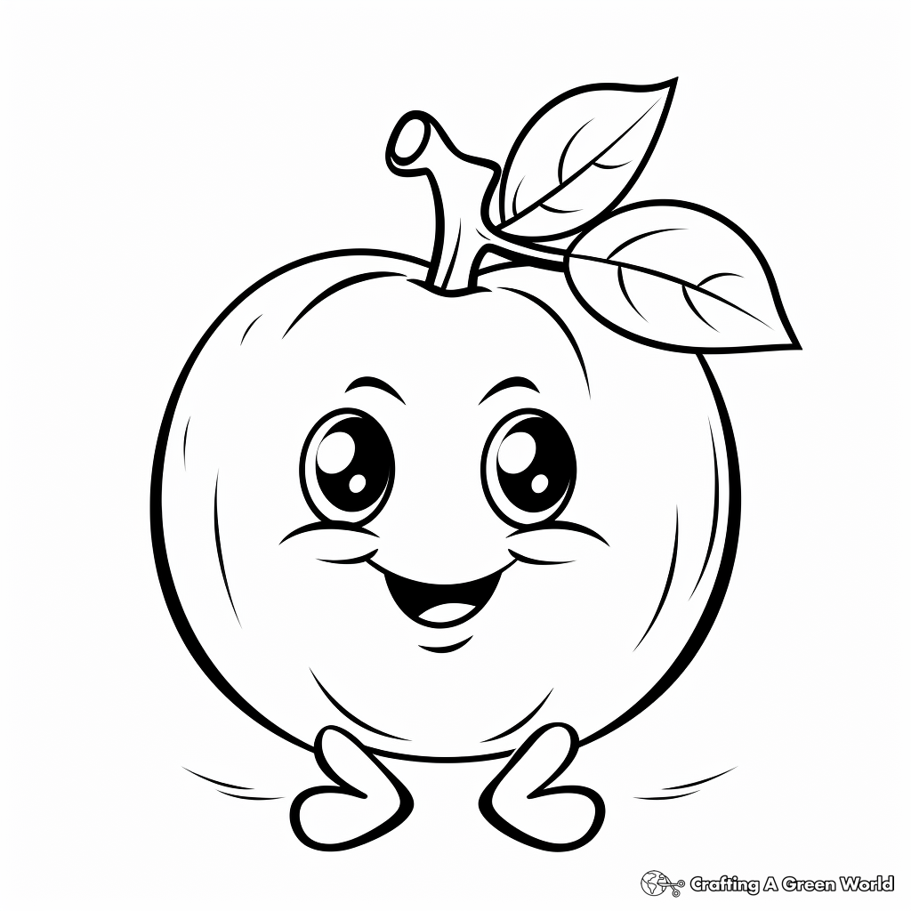 Printable Fig Fruit Coloring Pages 4