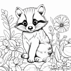Printable Garden Wildlife Coloring Pages 1