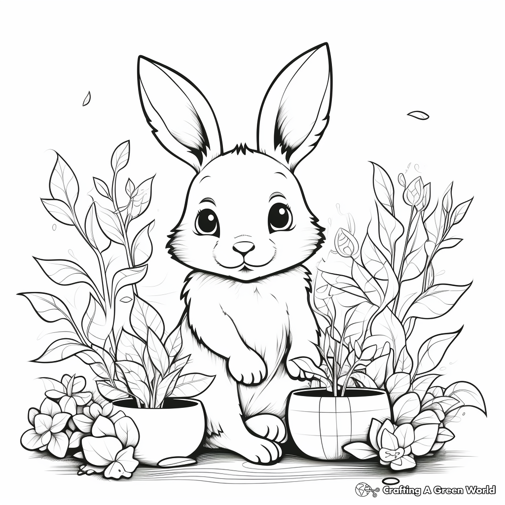 Printable Garden Wildlife Coloring Pages 2