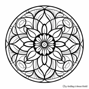Printable Intricate Mandala Coloring Sheets 4