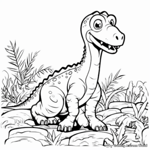 Printable Jurassic Park Dinosaur Coloring Pages 2