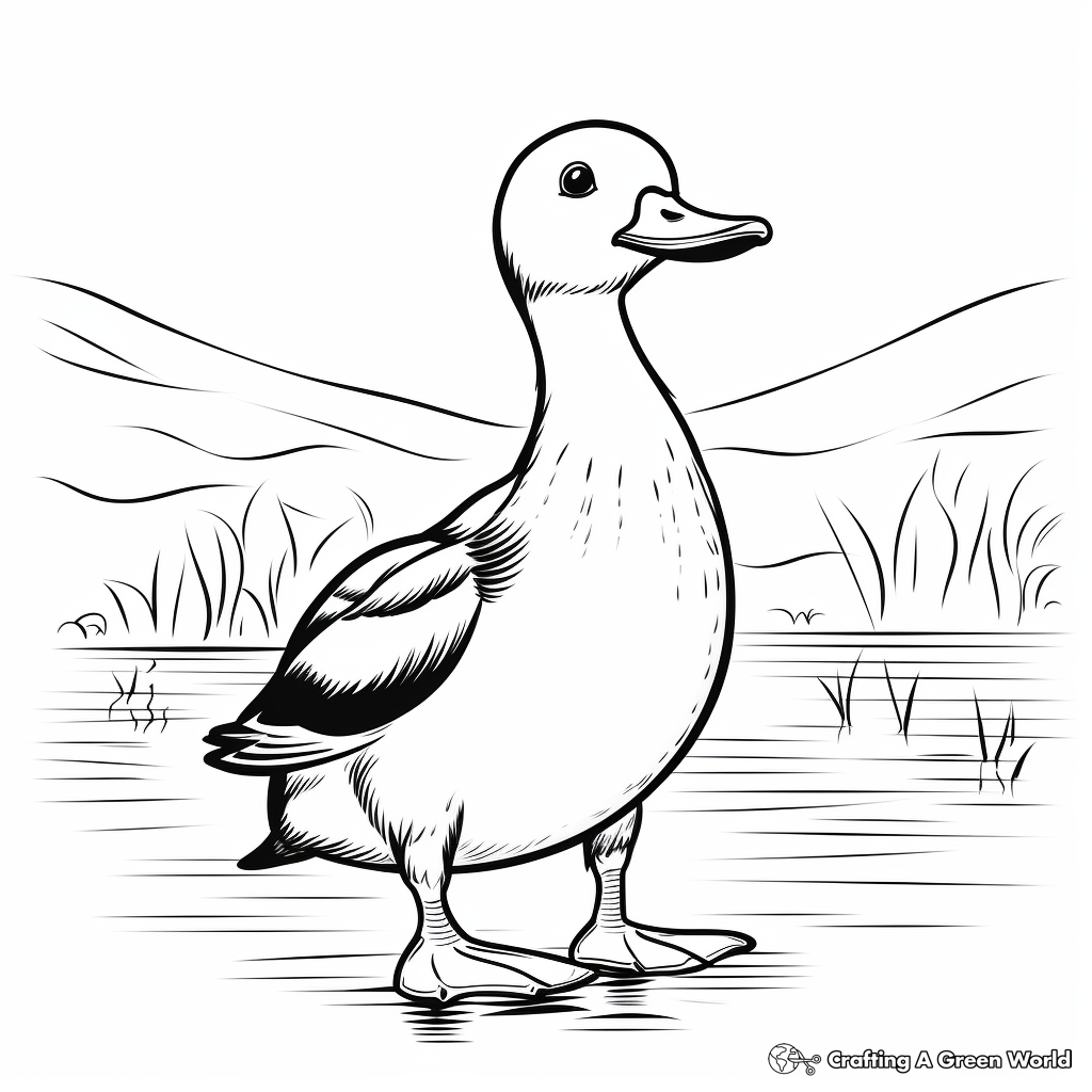Printable Loon Coloring Pages for Birdwatchers 2