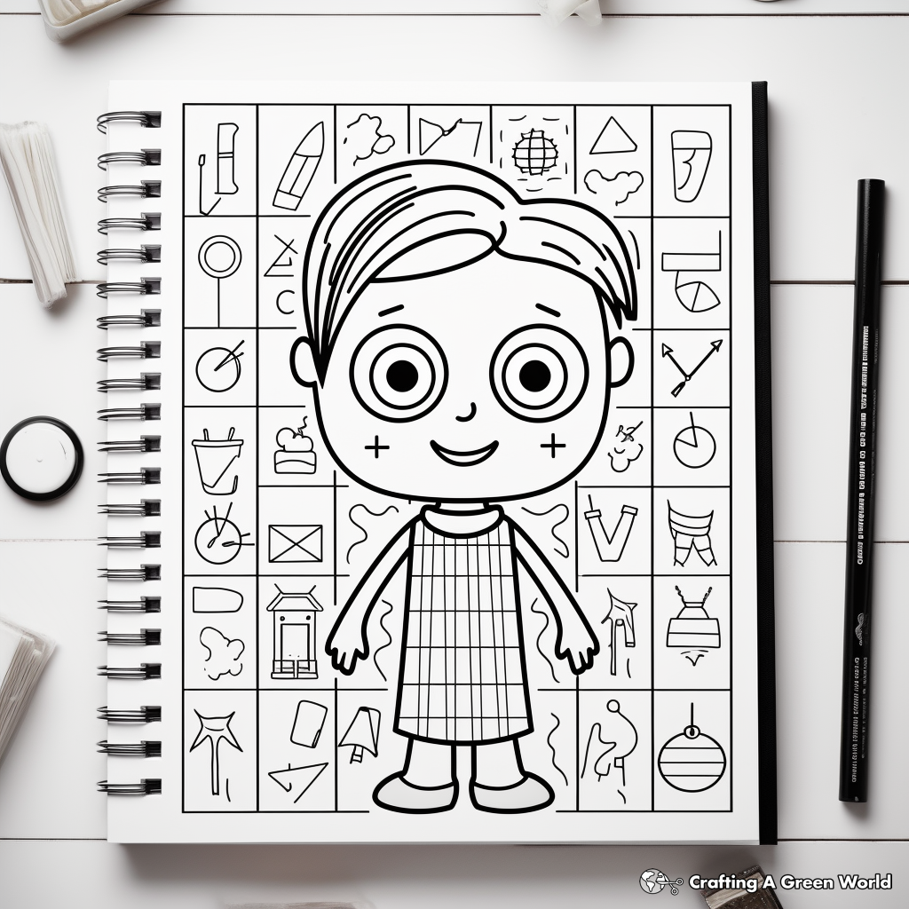 Printable Math Book Coloring Pages 4