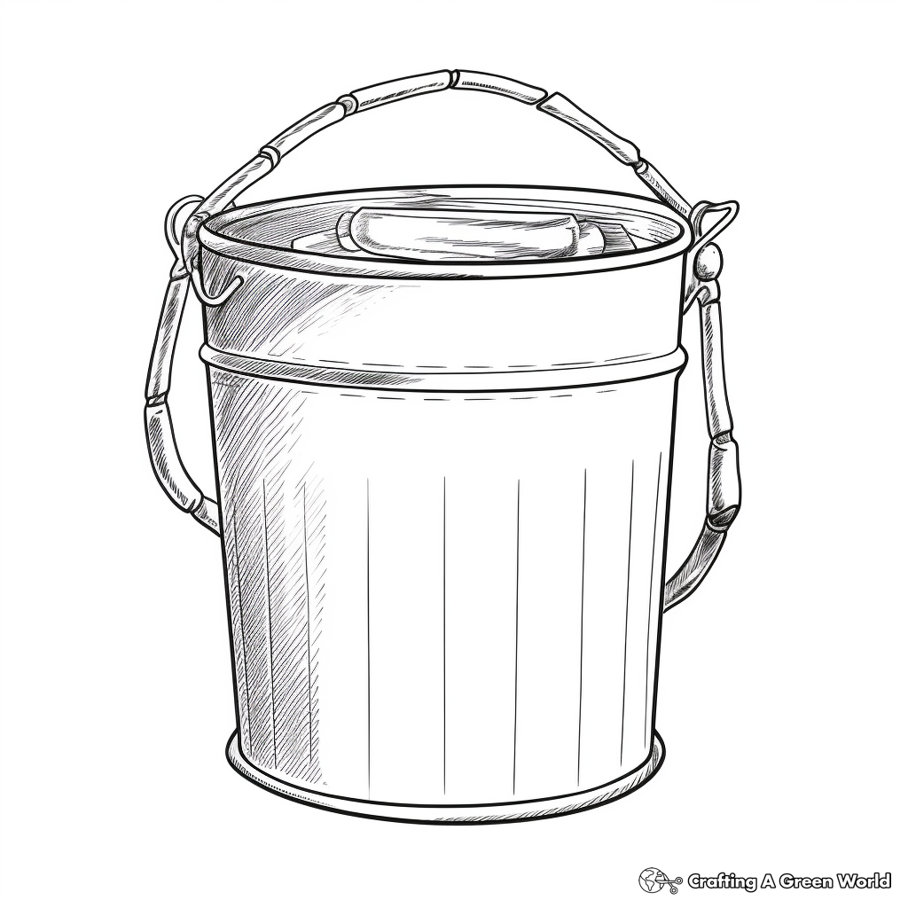 Printable Nostalgic Milk Can Coloring Pages 2