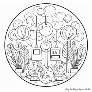 Printable Plant Cell Coloring Pages 1