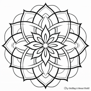 Printable Seed of Life Coloring Pages 1
