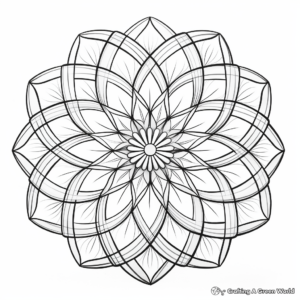 Printable Seed of Life Coloring Pages 2