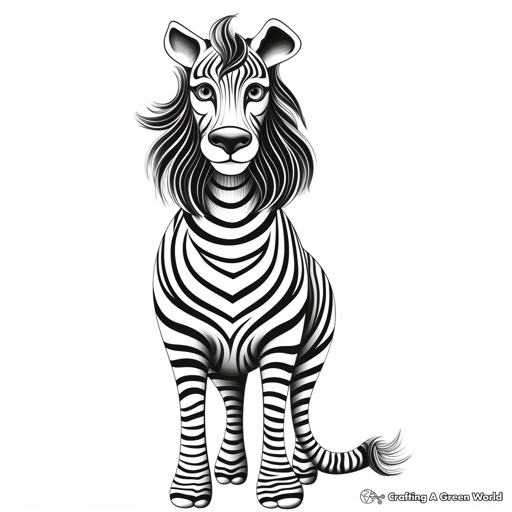 Printable Striped Maine Coon Cat Coloring Pages for Artists 3