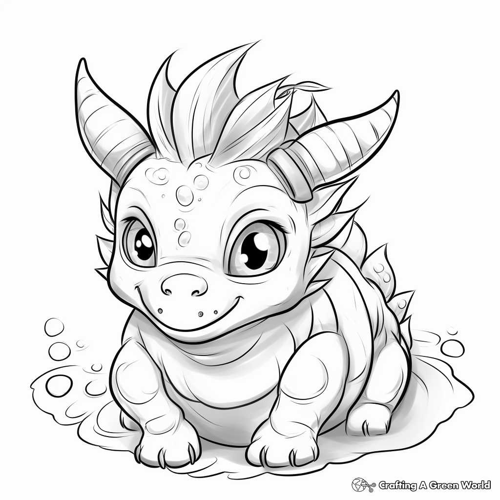 Printable Styracosaurus for Kids Coloring Pages 3