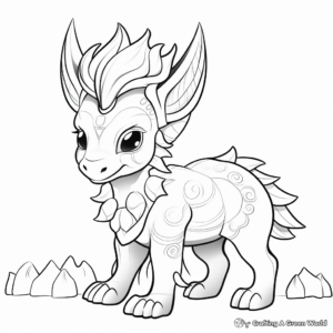 Printable Styracosaurus for Kids Coloring Pages 4