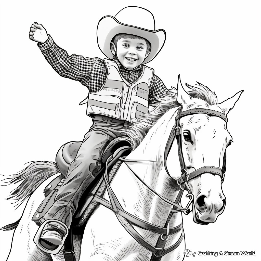 Professional Bull Riders (PBR) Coloring Pages 4