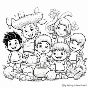 Protein Group Coloring Pages for Kids 1