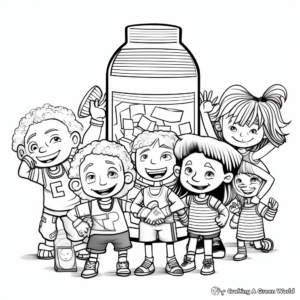 Protein Group Coloring Pages for Kids 2