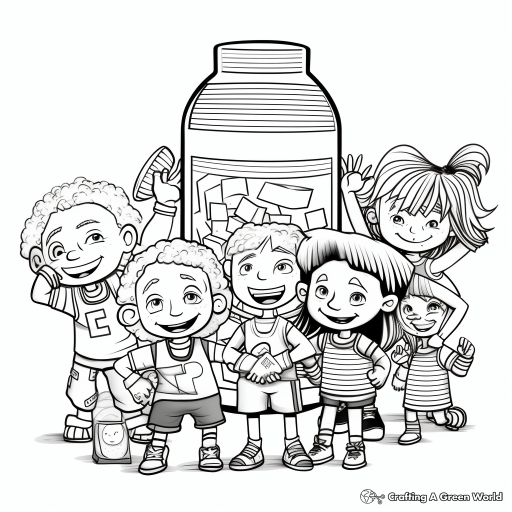 Protein Group Coloring Pages for Kids 2