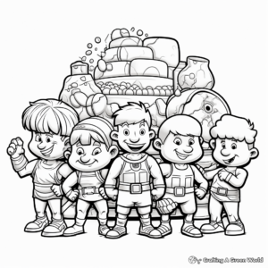 Protein Group Coloring Pages for Kids 4
