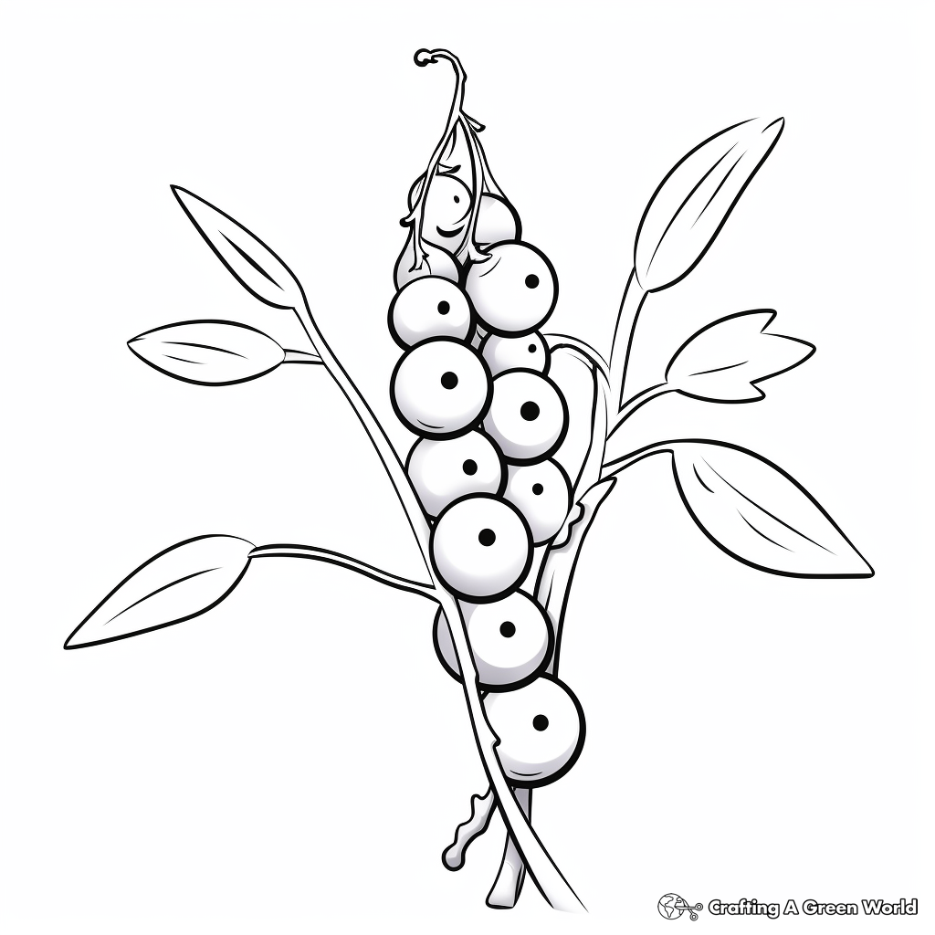 Purple Peas Coloring Sheets for All Ages 3