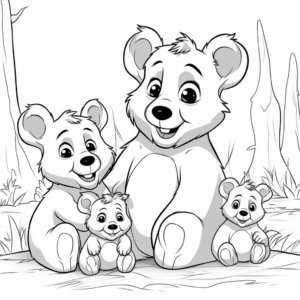 Quokka Family Coloring Pages 2