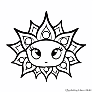 Radiant Star Tiara Coloring Pages 3