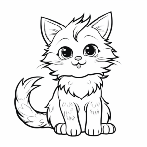 Ragdoll Cat Coloring Pages for Cat Enthusiasts 1