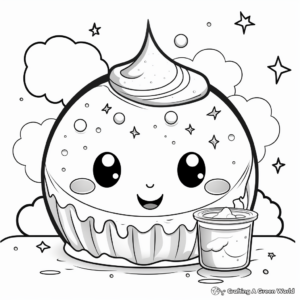 Rainbow Cookie Coloring Pages: Colorful Fun for Kids 2
