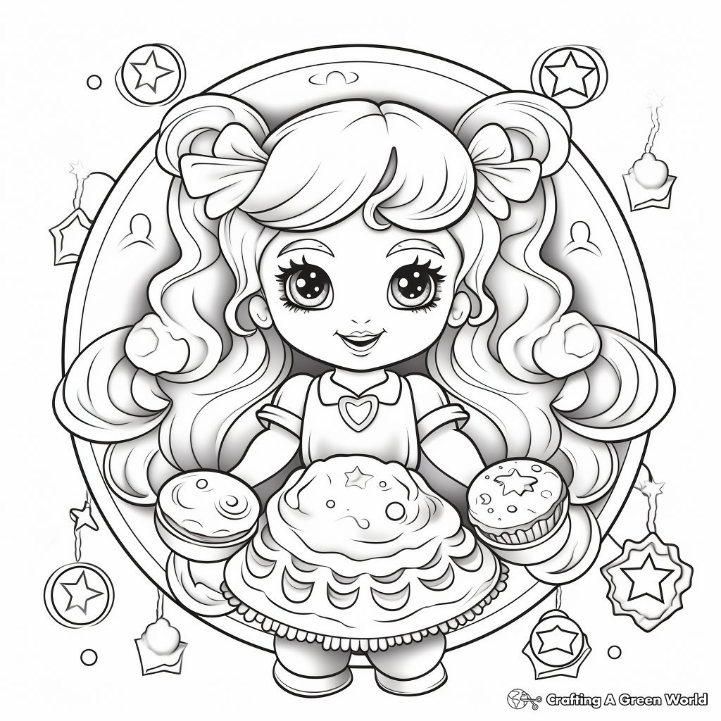 Rainbow Cookie Coloring Pages: Colorful Fun for Kids 3