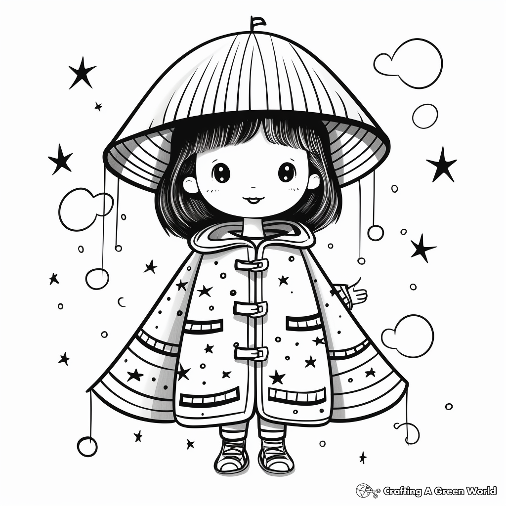 Raincoat Designs from Around The World Coloring Pages 4