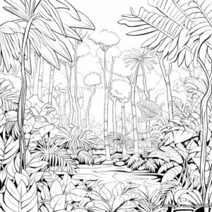 Rainforest Coloring Sheets 4