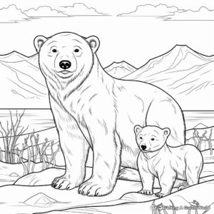 Rare Animals in the Arctic Coloring Pages 4