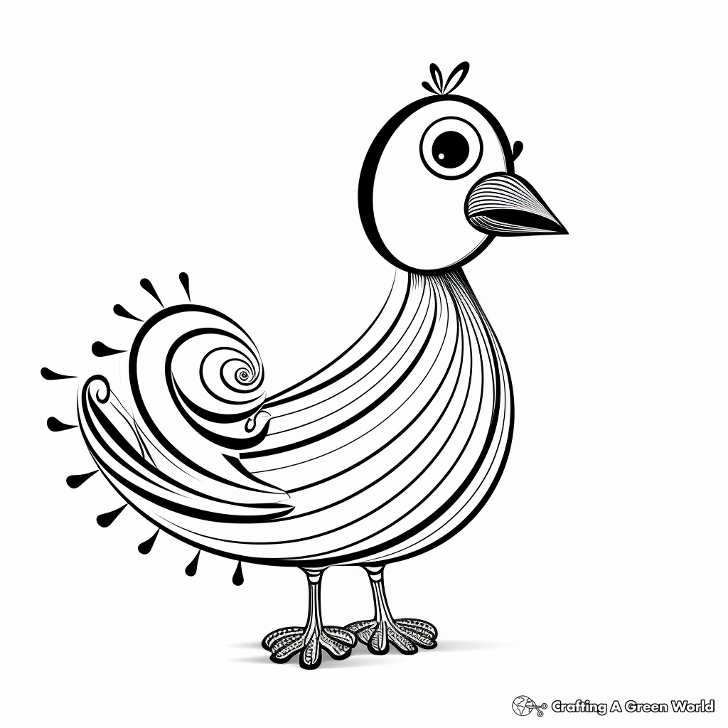 Real-life Depiction Dodo Bird Coloring Pages 3