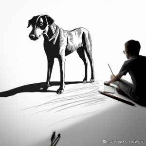 Realistic Animal Shadows Coloring Pages 2