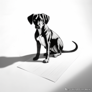 Realistic Animal Shadows Coloring Pages 4