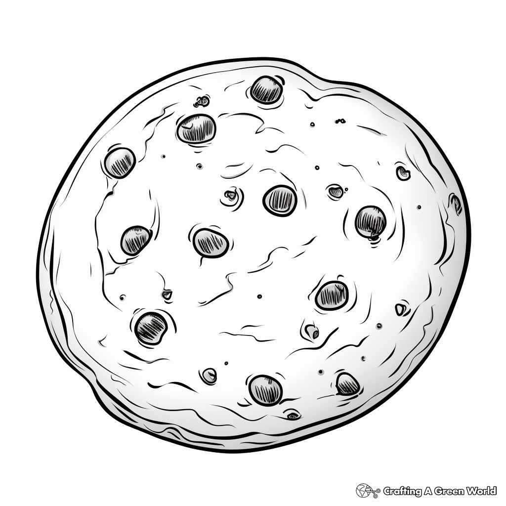 Realistic Baked Cookie Coloring Pages 2