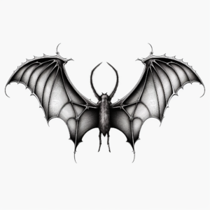 Realistic Bat Wings Coloring Pages 4