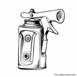 Realistic Can Opener and Can Coloring Pages 4