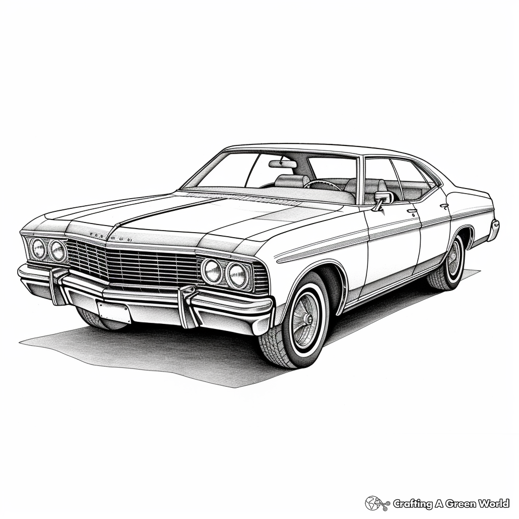 Realistic Chevrolet Impala Coloring Pictures 2