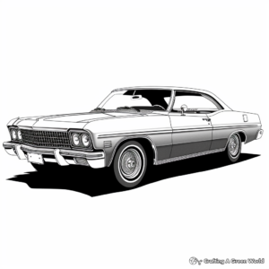 Realistic Chevrolet Impala Coloring Pictures 4