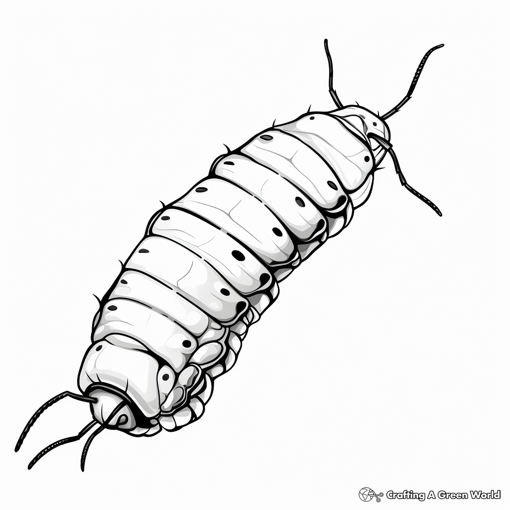 Realistic Chrysalis Coloring Pages for Science Lovers 1