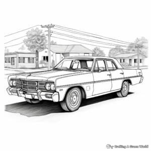 Realistic County Sheriff Car Coloring Pages 3