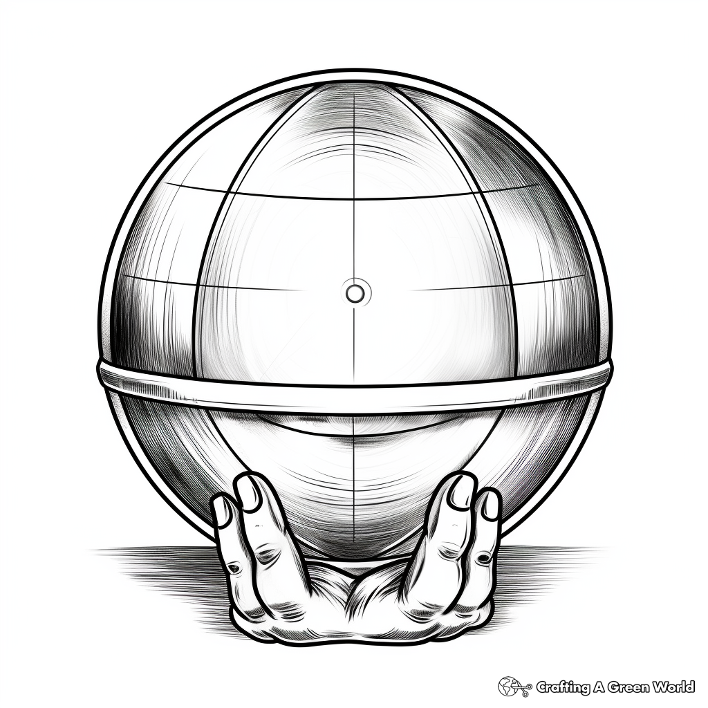 Realistic Crystal Ball Coloring Pages 2