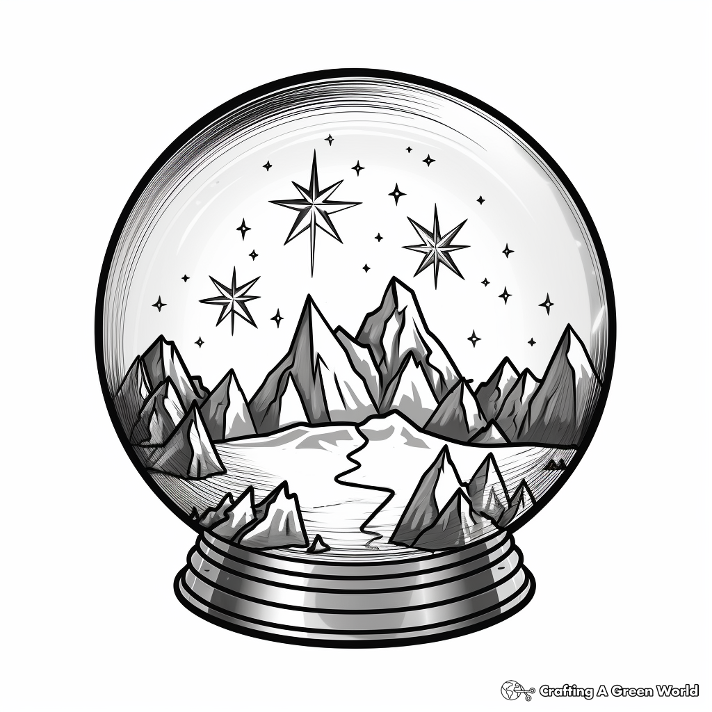 Realistic Crystal Ball Coloring Pages 3