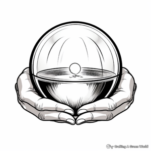 Realistic Crystal Ball Coloring Pages 4