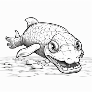 Realistic Electric Eel Coloring Pages for Adults 1