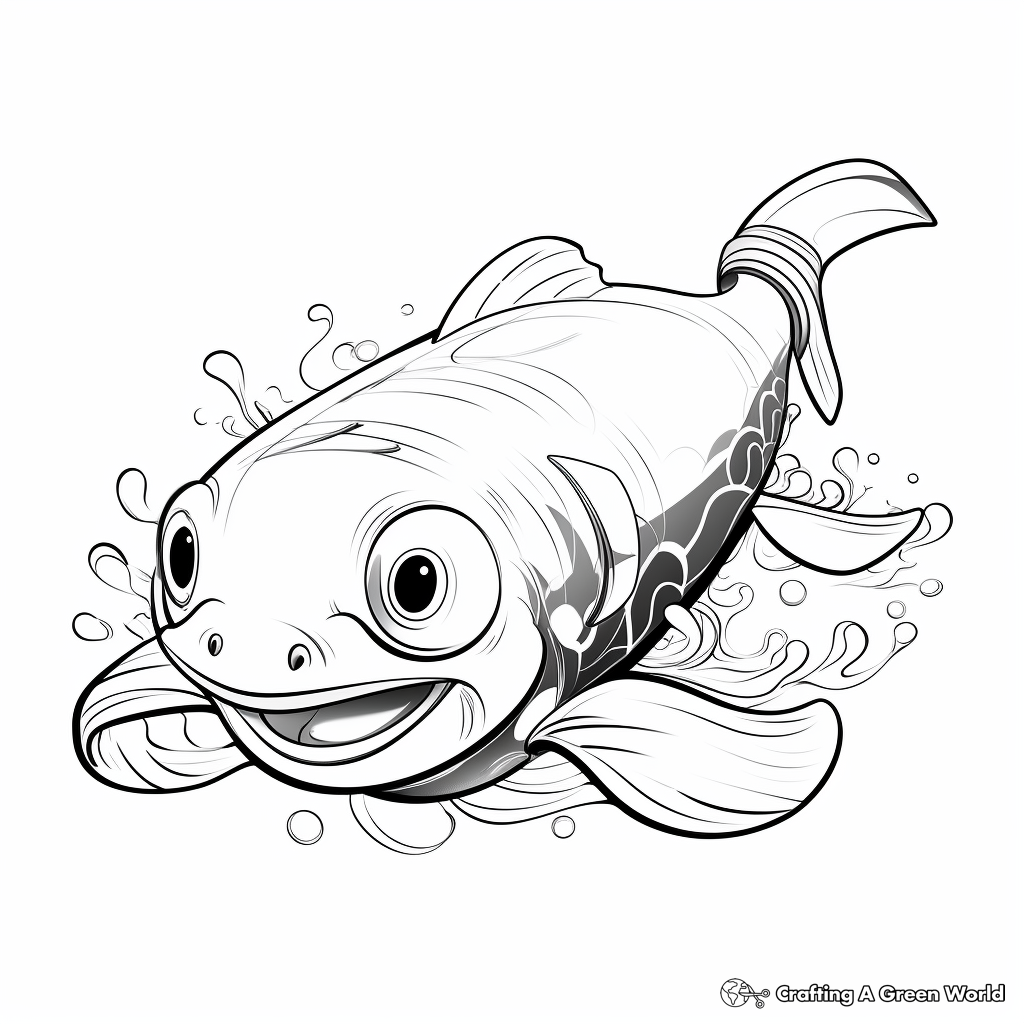 Realistic Electric Eel Coloring Pages for Adults 2