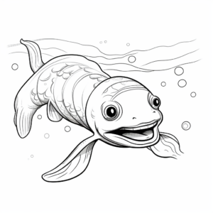 Realistic Electric Eel Coloring Pages for Adults 4
