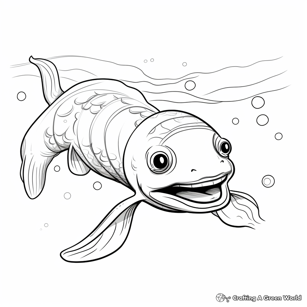 Realistic Electric Eel Coloring Pages for Adults 4